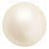 Preciosa Crystal Nacre Pear Drop Pearl White