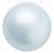 Preciosa Crystal Nacre Pear Drop Pearl Light Blue