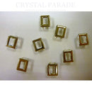 Silver Metallic Alphabet Rivet Stud 1 Piece - O