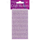 Self Adhesive Rhinestones 3mm Amethyst - Pack of 418