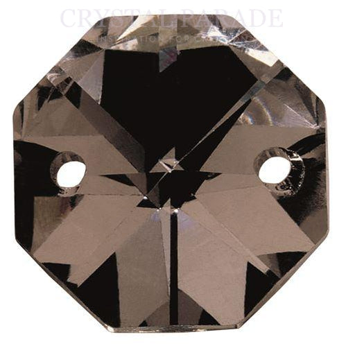 Octagon Chandelier Crystals (Two Holes) - Chrome