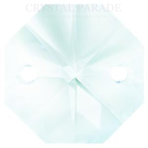 Octagon Chandelier Crystals (Two Holes) - Dove Grey