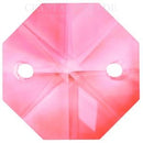 Octagon Chandelier Crystals (Two Holes) - Sweet Orange