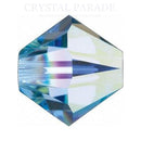 Preciosa Bicone Bead Sapphire AB
