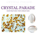 Preciosa Oval Cabochon - Moonshine White (01000)