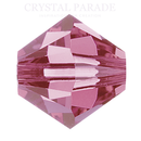 Preciosa Bicone Bead Rose