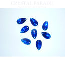 Resin Peardrop Sew on Stone 28 x 17mm Pack of 20 - Cobalt