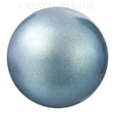Preciosa Round Pearl Pearlescent Blue