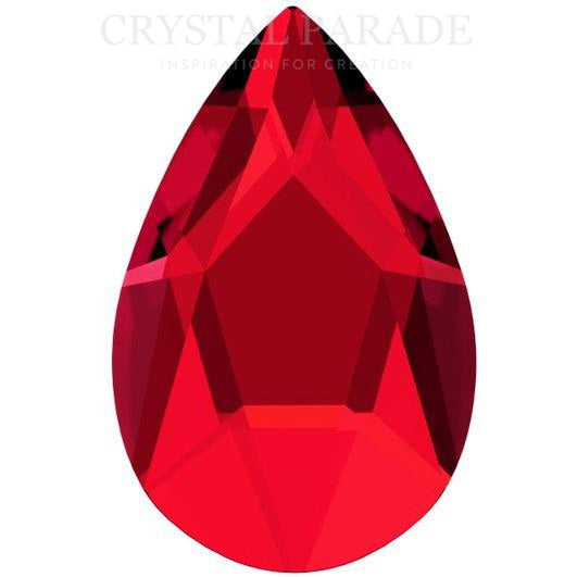 Zodiac Crystal Pear Shape 6mm x 4mm Light Siam - Pack of 20