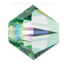Preciosa Bicone Bead Peridot AB