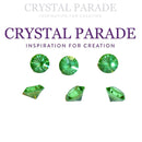 Swarovski 1100 Pointy Back Round Chaton Various Sizes - Peridot