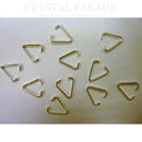 Silver Plated Triangle Jump Ring 10mm - Pack of 100