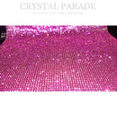 Hotfix Transfer Rhinestone Sheet SS8 (2.7mm) Pink - 24cm x 39cm