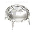 Preciosa Pins Clear Crystal in Silver Cup