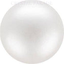 Preciosa Round Pearl White