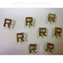 Silver Metallic Alphabet Rivet Stud 1 Piece - R