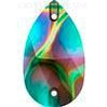 Swarovski Pear Drop 28mm x 17mm Rainbow Dark Pack of 24