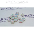 Zodiac Rivoli Heart Shape 7mm AB - Pack of 20