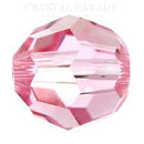Preciosa Round Bead - Rose