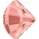 Swarovski 6mm Non Hot Fix Fan - Pack of 15 Rose Peach