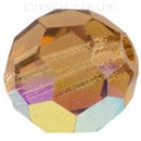 Preciosa Round Bead - Topaz AB