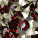Swarovski 1100 Pointy Back Round Chaton Various Sizes - Siam