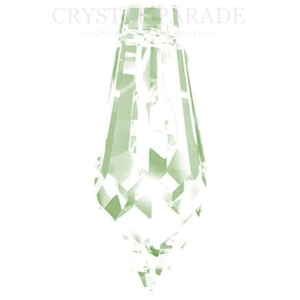 Drop Chandelier Crystals - Sage Green