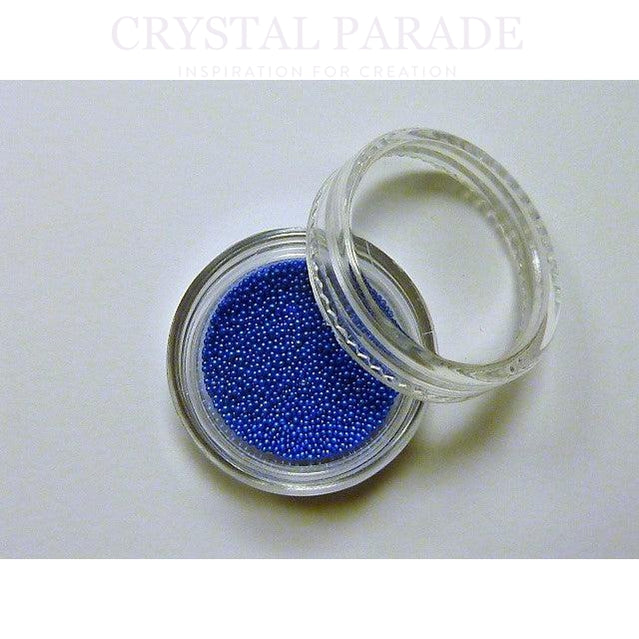 Mini Caviar Beads 5g in handy storage pot - Sapphire