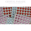 Self Adhesive 10mm Hearts - Pack of 36