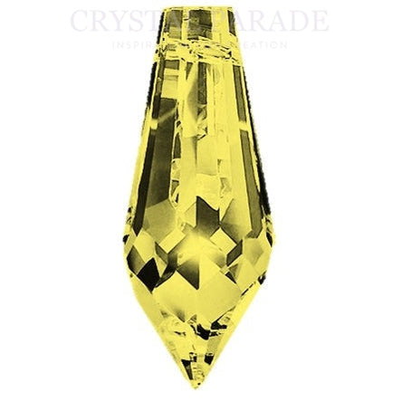 Drop Chandelier Crystals - Sharp Yellow