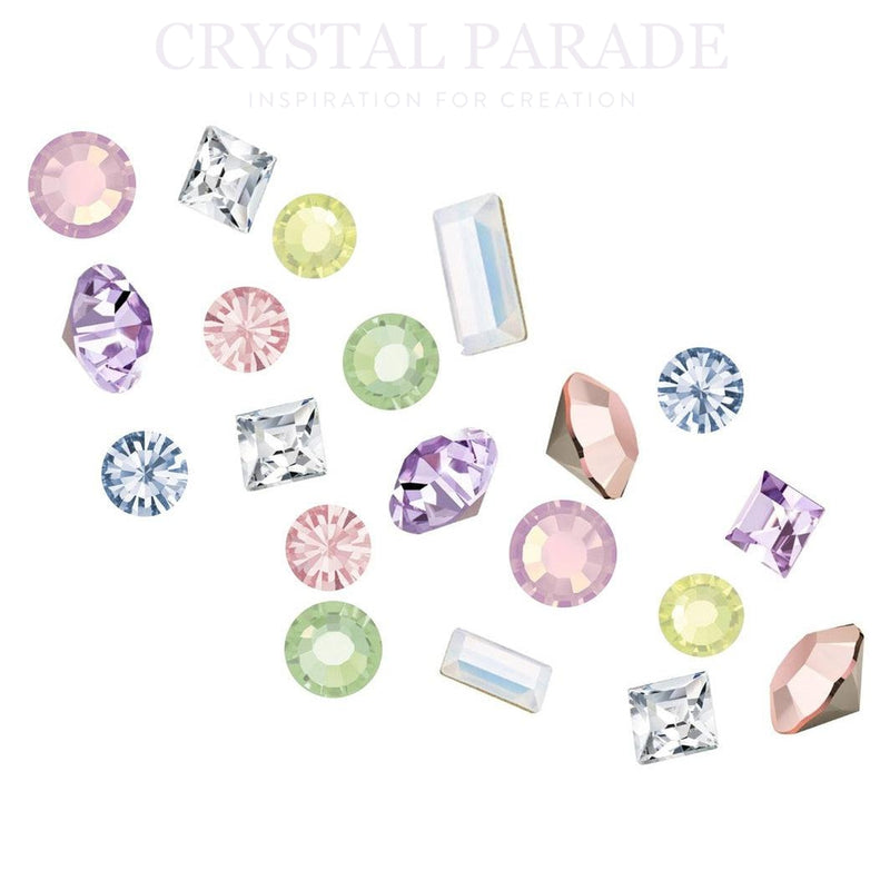 Preciosa 3D Crystal Mix Pack of 100 - Sherbet