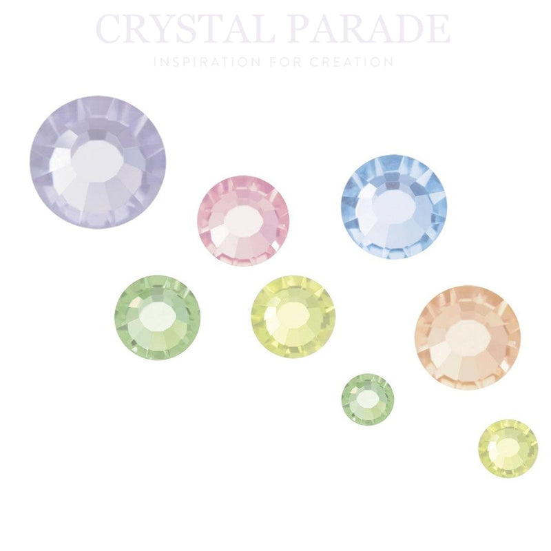 Preciosa Crystals Mixed Sizes SS16 - SS34 Pack of 50 - Sherbet Mix