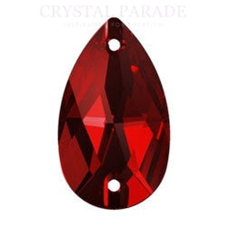 Zodiac Crystal Peardrop Sew on Stone - Siam