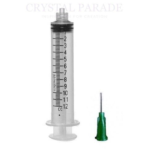 Single Syringe With Green Tip