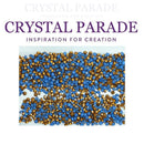 Swarovski 1012 Pointy Back Round Chaton Pack of 100 - White Opal Sky Blue