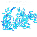 Swarovski 4200 Fancy Slim Navette 11x3mm - Pack of 12 Sapphire (Unfoiled)