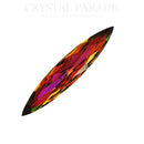 Preciosa Pointed Back Slim Navette - Volcano