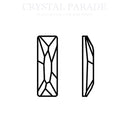 Preciosa Maxima Non Hotfix Slim Baguette - Clear