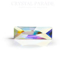Zodiac Baguette Shape 2.5x9mm AB - Pack of 20