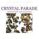 Preciosa Pointy Back Pear Shape - Smoked Topaz