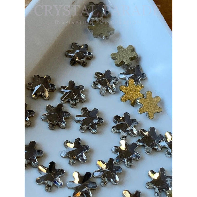 Zodiac Crystal Snowflake Shape 5mm Crystal - Pack of 20