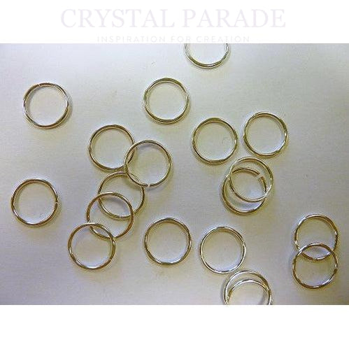 Silver Plated Split Rings 12mm - Pack of 144