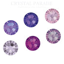 Preciosa SS16 (4mm) No Hot Fix Crystals - Pack of 100 Purple Rain