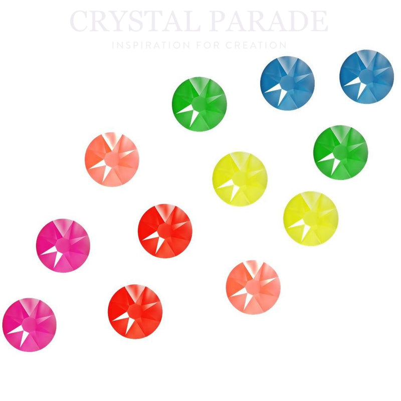 Zodiac Crystal Neon Mix SS6 (2mm) - Pack of 200