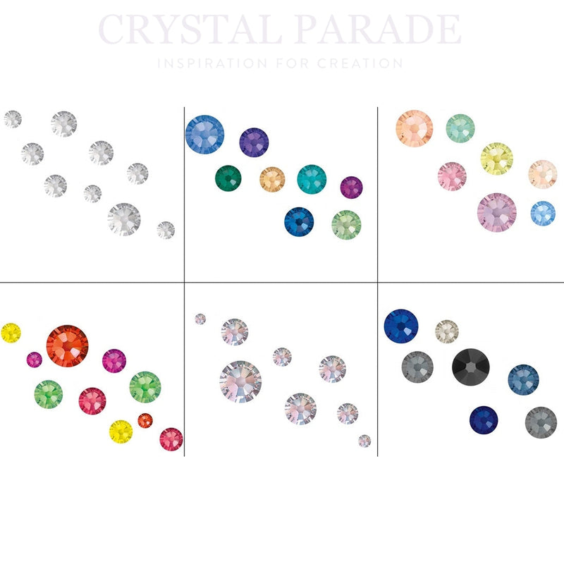 Zodiac Crystals Mixed Sizes SS16 - SS34 Pack of 50 - Clear