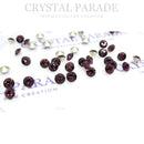 Swarovski 1028 Pointy Back Round Chaton Various Sizes - Amethyst