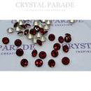 Swarovski 1028 Pointy Back Round Chaton Various Sizes - Siam