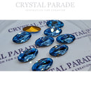 Swarovski 4123 Long Oval Fancy Stone Aquamarine