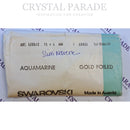 Swarovski 4200 Fancy Slim Navette 15x4mm - Pack of 12 Aquamarine