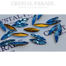 Swarovski 4200 Fancy Slim Navette 15x4mm - Pack of 12 Aquamarine